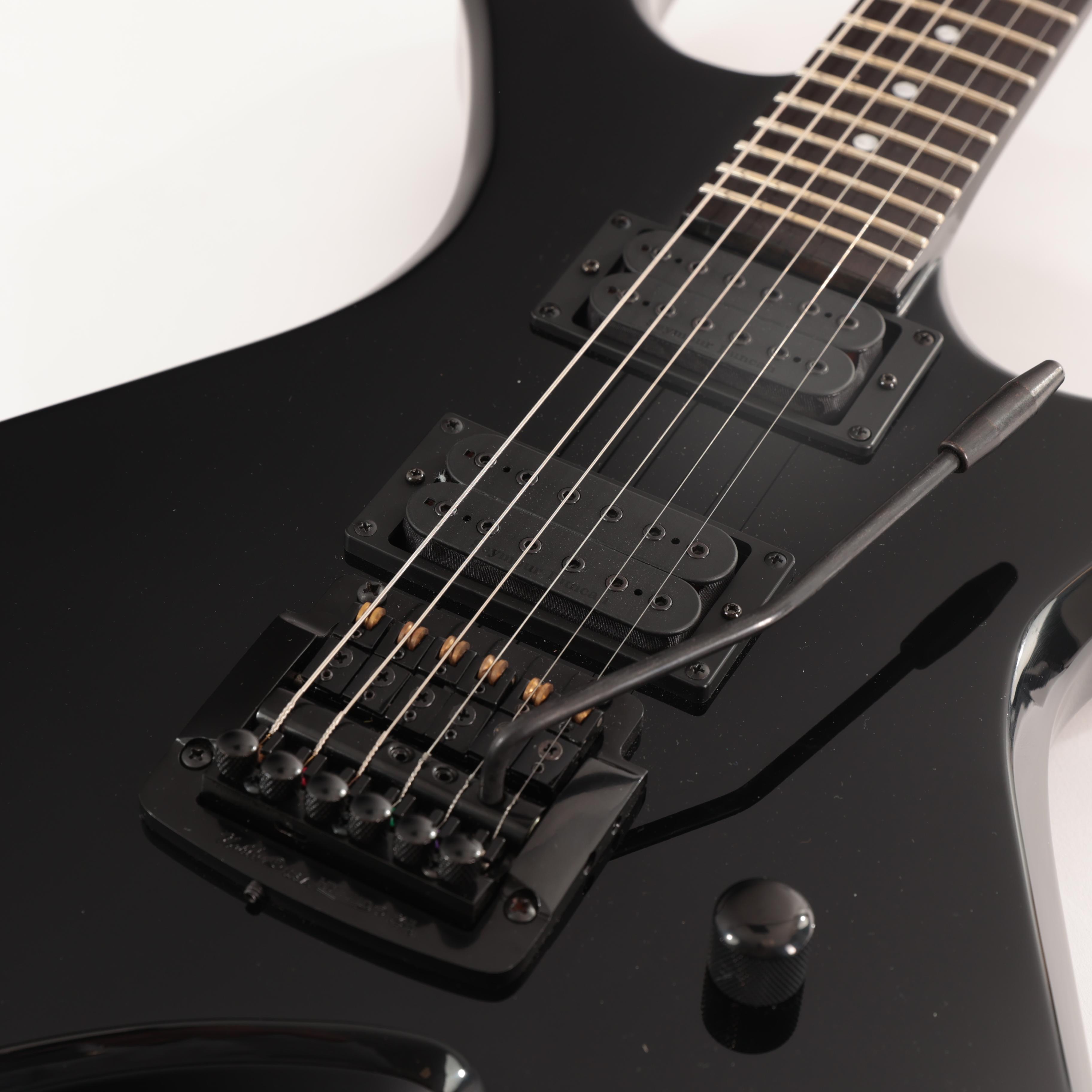 BC Rich Warlock Legacy with Kahler Trem Electric Guitar in Black